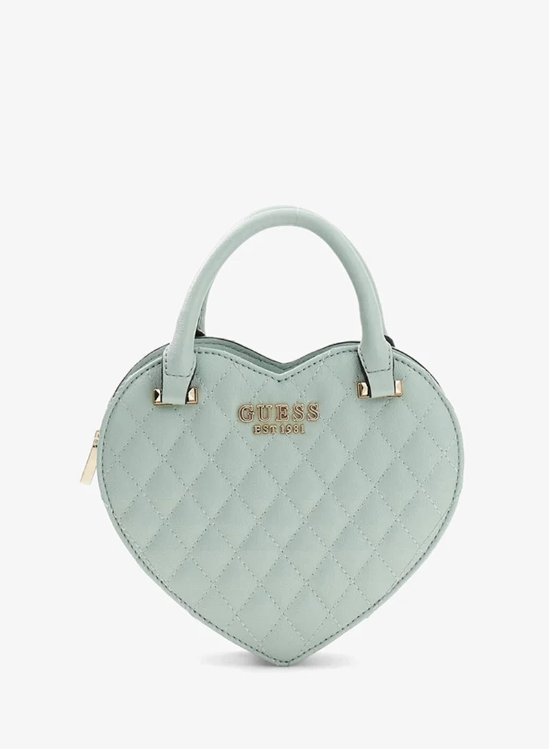 GUESS Atabey Heart Crossbody Bag